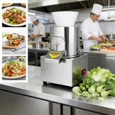 Elektrische groentehaker, 400 W, 60 kg/u, roestvrij staal, universele hakmolen voor groenten, vlees, restaurant en keuken