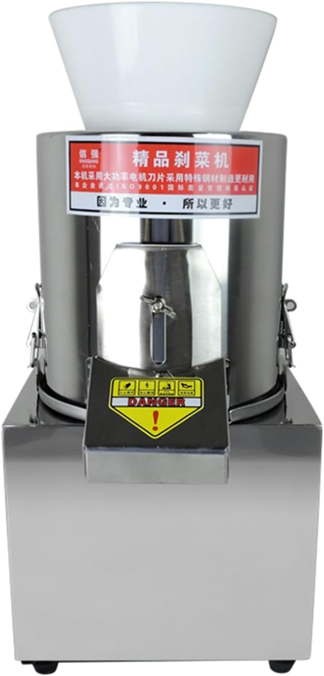 Elektrische groentehaker, 400 W, 60 kg/u, roestvrij staal, universele hakmolen voor groenten, vlees, restaurant en keuken