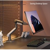Monitorarm Gaming 27-50" 18kg VESA 75/100mm - 59% Korting!