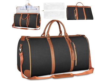 Reistas Opvouwbaar, Handbagage Tas, Opvouwbare Reistas, Waterdichte Reistassen, Reistas, Kledingstuk Tas Reistas, Opvouwbare Tas, Carry on Bagage, Draagbare Kleding Tas (wit)