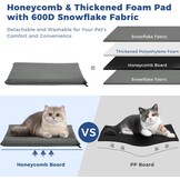 APOLLO WALKER Katten- en Hondenmand, Voor Grote en Kleine Katten (2-15 kg), Ademende Mesh Huisdierenmand, Ideaal Voor Wandelen, Reizen en Buitenactiviteiten(grijs)