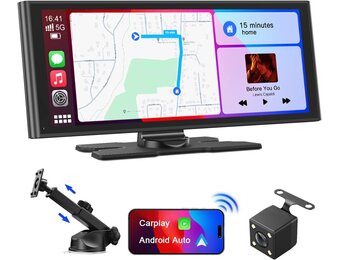 Avylet 9.26" Draadloos CarPlay & Android Auto Scherm met Achteruitrijcamera en GPS