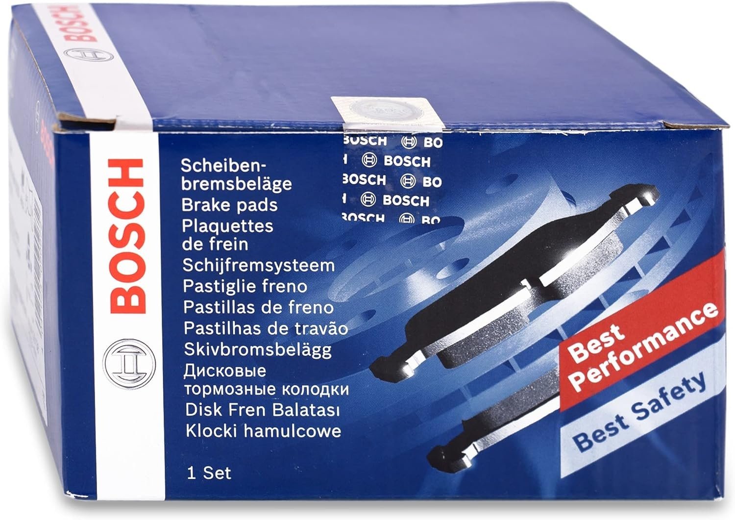 Bosch BP1505 remblokken - vooras - ECE-R90-certificering - vier remblokken per set