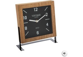 Stil Digitale Klok met Metaal & Glas | 23 cm Hoog | 48% Korting