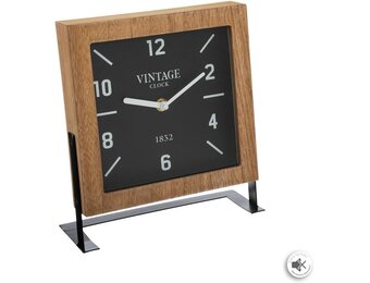 Tafelklok MDF & Metaal - 32% Korting!