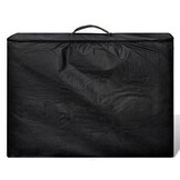 vidaXL Massagetafel Inklapbaar Hout Zwart (54% Korting)