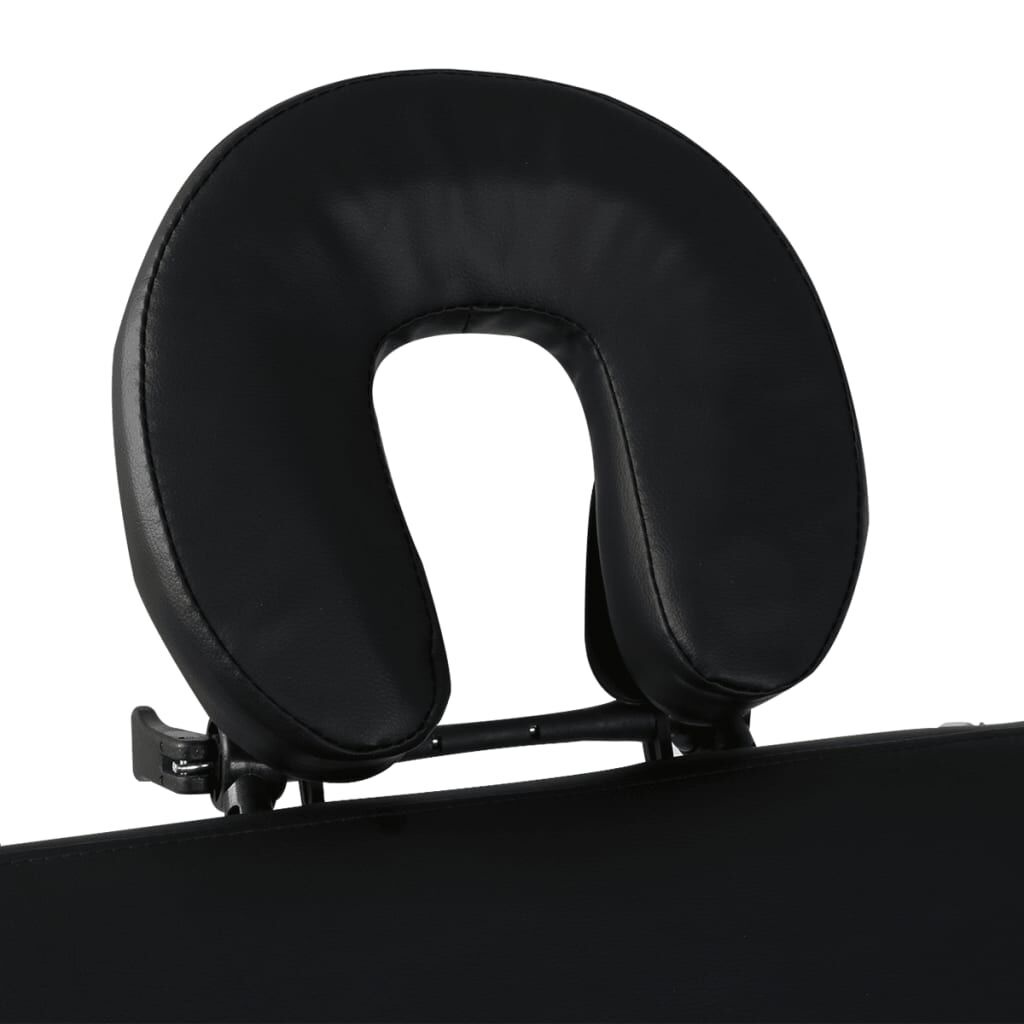 vidaXL Massagetafel Inklapbaar Hout Zwart (54% Korting)