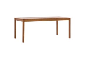 vidaXL Eettafel Grenenhout Honingbruin 180x90x73cm (55% Korting)