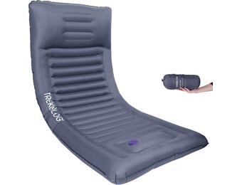 TREKOLOGY Zelfopblazende campingmat, slaapmat om te slapen, opblaasbare campingmatras, zelfopblazende matras, ultralicht, slaapmat, opblaasbare campingmat, 186 cm x 76 cm x 12,5 cm