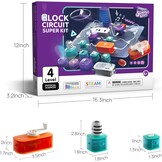 STEM Elektronica Kit voor Kinderen 8-12 Jaar met Bouwstenen, 80 Experimenten