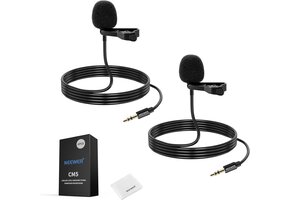 2x Lavalier Microfoon (44% Korting) - DJI, Rode, Camera