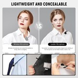 Lavaliermicrofoon clip-on 2 stuks bedraad omnidirectioneel condensator 3,5 mm TRS 1,2 m kabel voor camera, smartphone, DJI & Rode Wireless GO II
