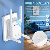 Wifi Versterker WiFi6 (36% Korting) - 3000 Mbps, Dual Band