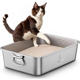 RVS Kattenbak - Anti-aanbak & Geurvrij (28% Korting)