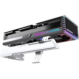 EZDIY-FAB GPU-houder brace grafische kaart GPU ondersteuning videokaarthouder beugel, draadbare structuur, videokaart sag houder/holster beugel ondersteuning RX7990XTX, RTX4090-wit