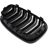 Radiatorgrille voor BMW 1-serie F20 F21 2011-2014, zwarte glans, koeler, voorkant, dubbele ribben, links, rechts