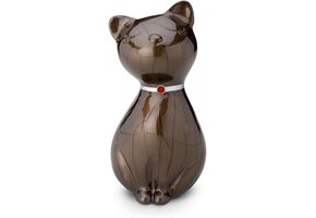 Geretourneerde Katten Urn Bruin Aluminium - 36% Korting