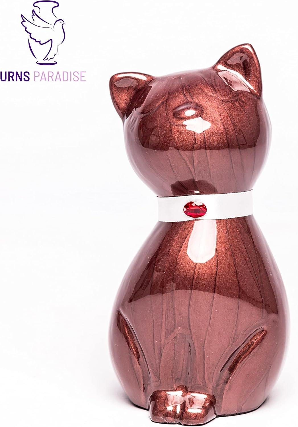 Geretourneerde Katten Urn Bruin Aluminium - 36% Korting