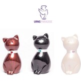 Geretourneerde Katten Urn Bruin Aluminium - 36% Korting