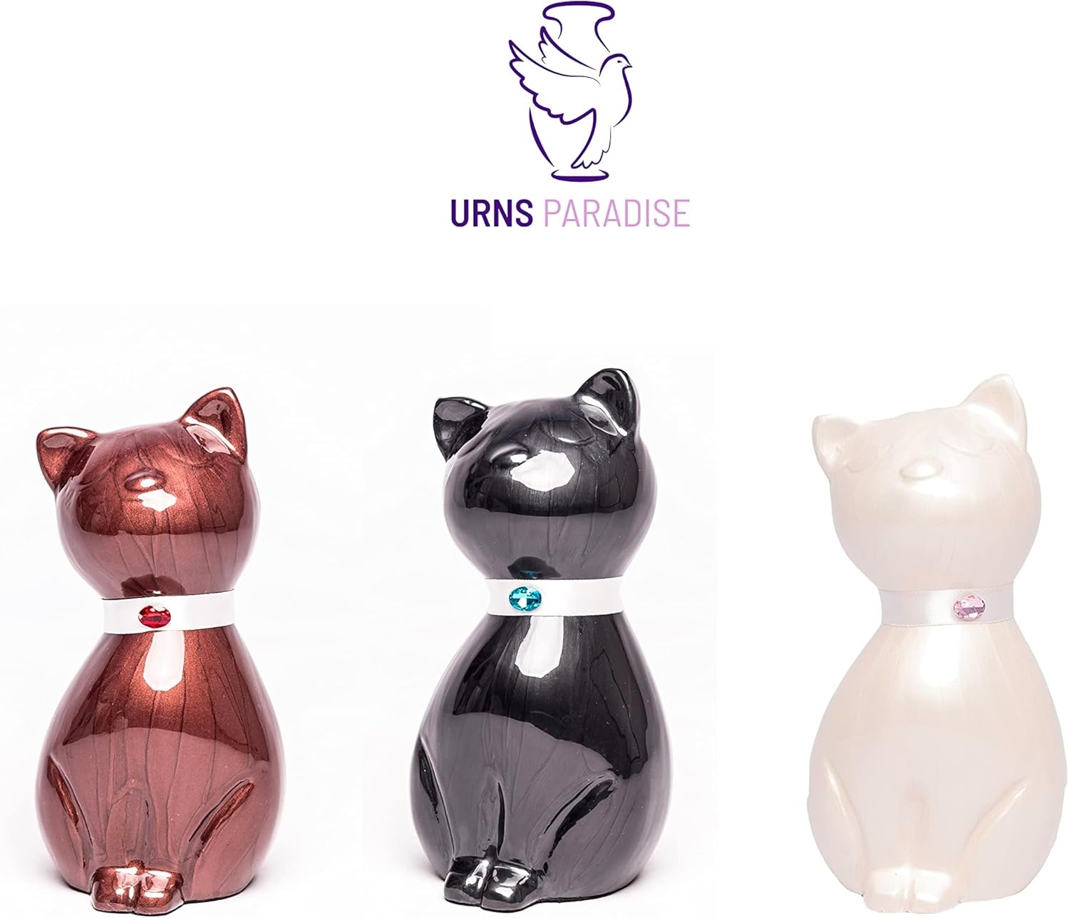 Geretourneerde Katten Urn Bruin Aluminium - 36% Korting