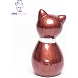 Geretourneerde Katten Urn Bruin Aluminium - 36% Korting