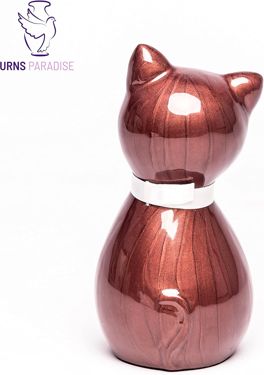 Geretourneerde Katten Urn Bruin Aluminium - 36% Korting
