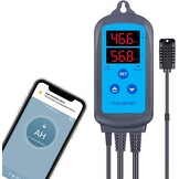 Inkbird IHC-200 WiFi Digitale Hygrometer, Vochtigheidsregelaar en met Dual Relays, voor Luchtbevochtiger en Ontvochtiger, App Besturing voor Kas, Tuin, Kelder, Fermentatie, Roken