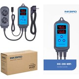Inkbird IHC-200 WiFi Digitale Hygrometer, Vochtigheidsregelaar en met Dual Relays, voor Luchtbevochtiger en Ontvochtiger, App Besturing voor Kas, Tuin, Kelder, Fermentatie, Roken