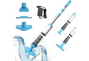 Draadloze Zwembadstofzuiger met Accu (Blauw) - 29% Korting!