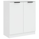 vidaXL Dressoir Wit Bewerkt Hout 60x30x70 cm - 34% Korting