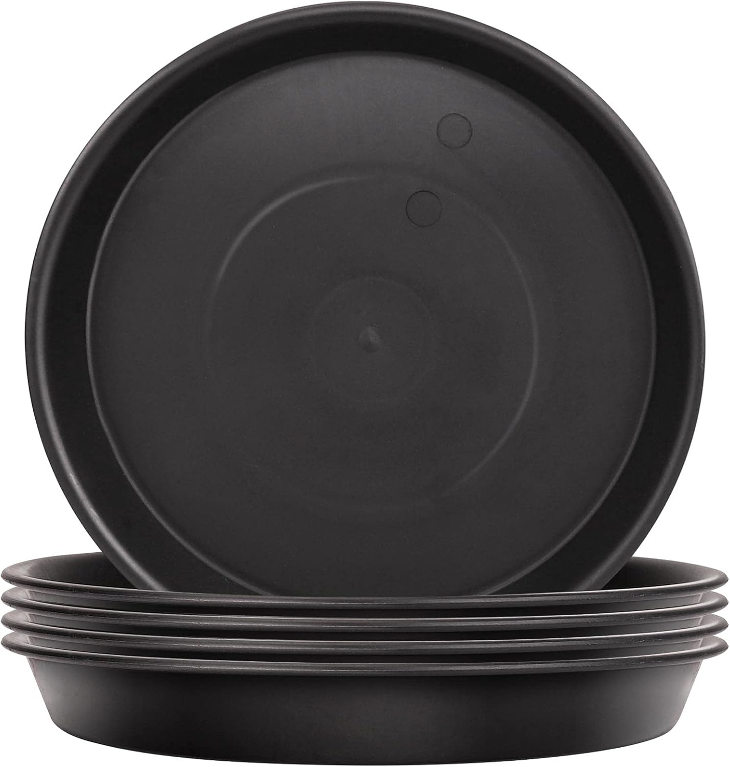 5-pack plantenschotels, lekbakken voor bloempotten van binnen- en buitenplanten, tuinschotels, schotels voor plantenpotten en -bakken, oppervlaktebescherming voor huisplanten - 24 cm