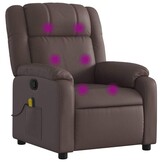 vidaXL Massagestoel Kunstleer Bruin - 52% Korting!