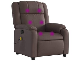 vidaXL Massagestoel Kunstleer Bruin - 52% Korting!