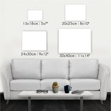 Set van 28 Canvasdoeken voor Schilderen - Diverse Maten (13x18 t/m 30x40 cm)