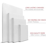 Set van 28 Canvasdoeken voor Schilderen - Diverse Maten (13x18 t/m 30x40 cm)