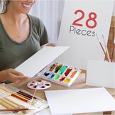 Set van 28 Canvasdoeken voor Schilderen - Diverse Maten (13x18 t/m 30x40 cm)