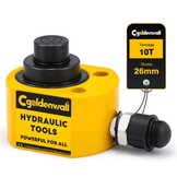 CGOLDENWALL Hydraulische cilinder 20T professioneel met hydraulische pomp CP-180, tweedelig ultradun licht, totale slag 30 mm voor gebouwen en bruggen (DFPY-20T+CP-180)