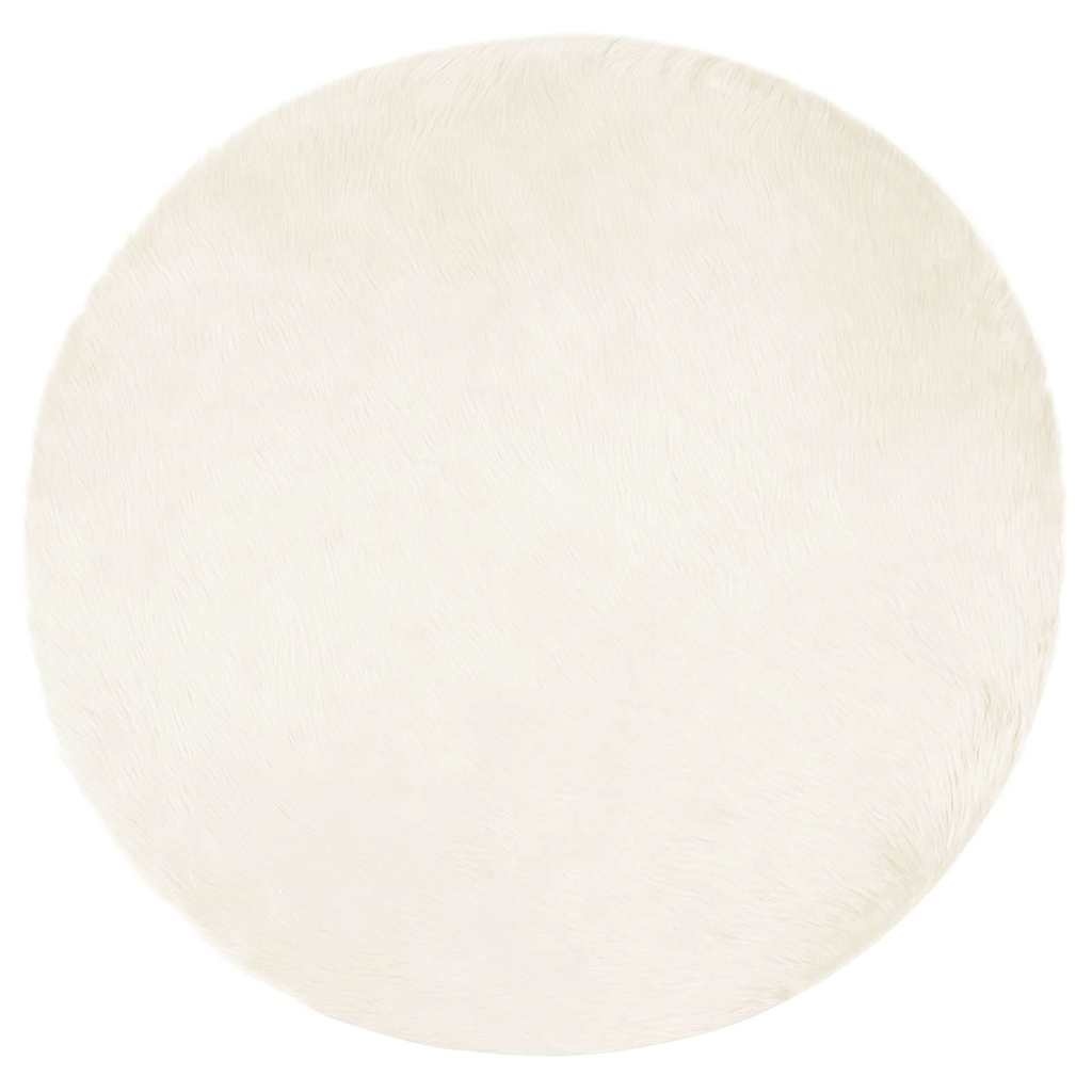 VidaXL Nepleer Schapenvacht Tapijt Wit 80x80cm - 32% Korting!