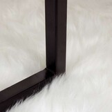 VidaXL Nepleer Schapenvacht Tapijt Wit 80x80cm - 32% Korting!