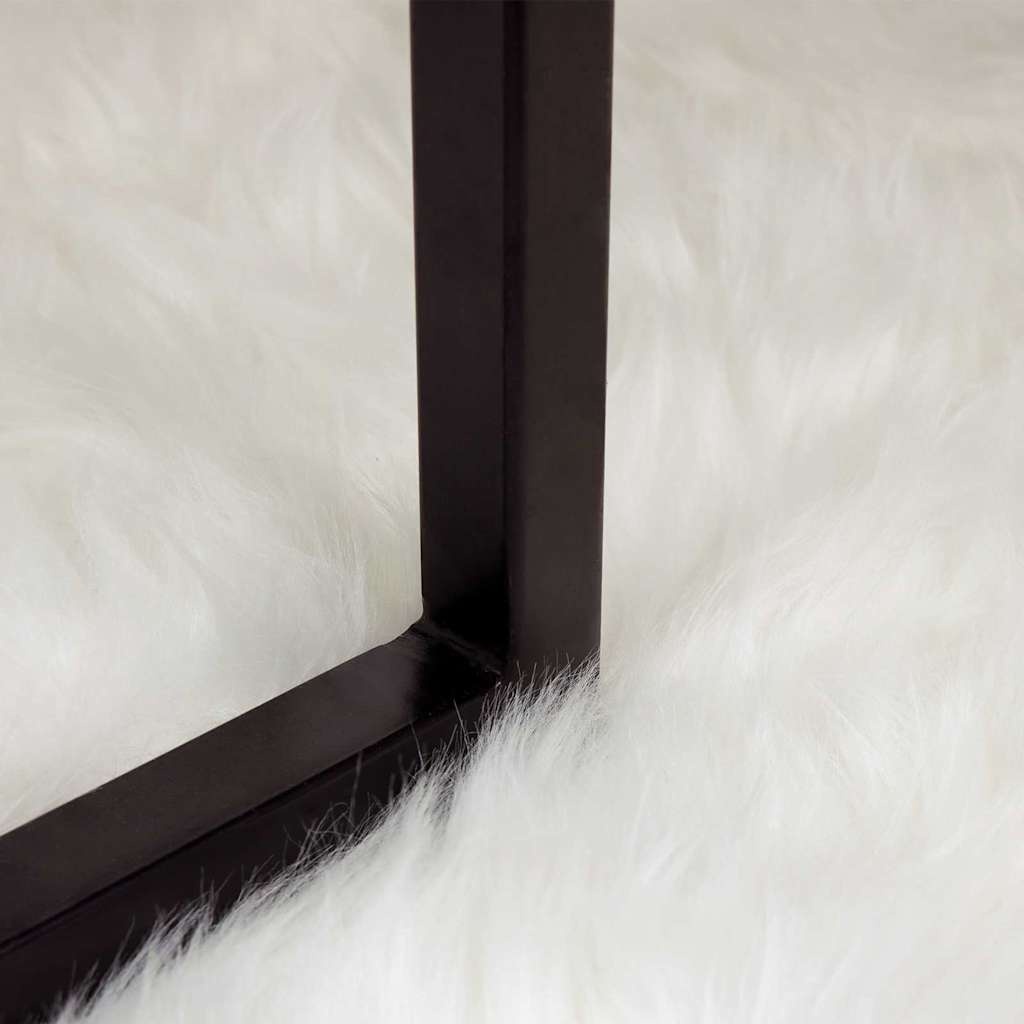 VidaXL Nepleer Schapenvacht Tapijt Wit 80x80cm - 32% Korting!