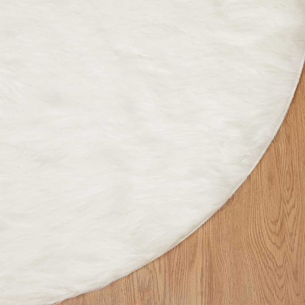 VidaXL Nepleer Schapenvacht Tapijt Wit 80x80cm - 32% Korting!