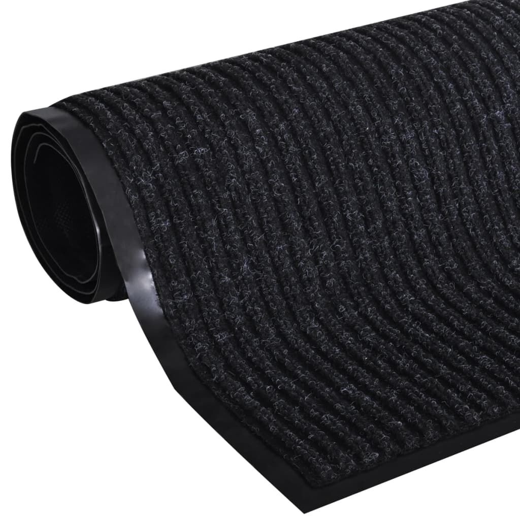 Zwarte PVC Deurmat 120x90cm - Nu met 44% Korting!