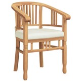 vidaXL Tuinstoelen 2 pcs Bruin 63 x 58 x 89 cm Massief teakhout