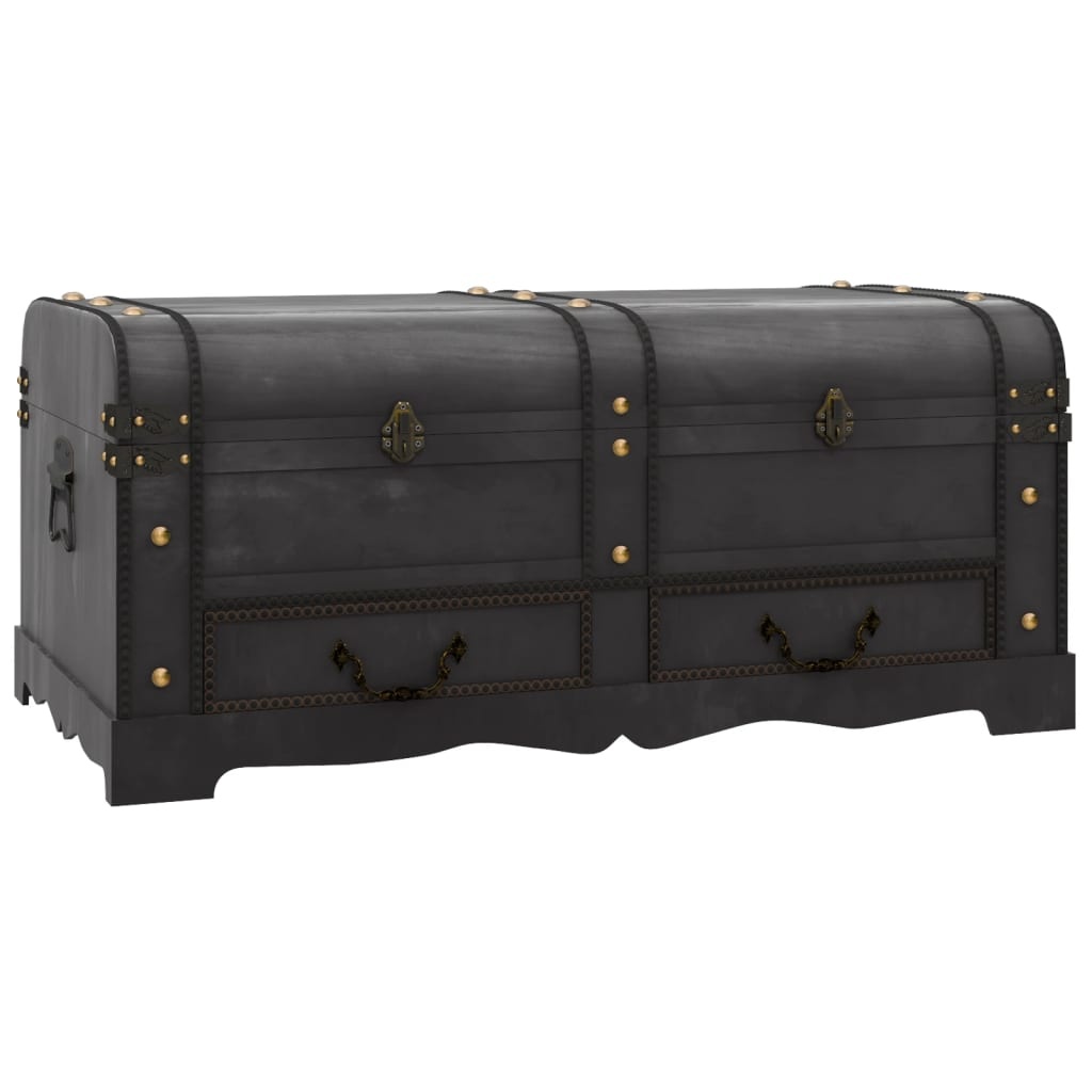 VidaXL Dekenkist Zwart - 90x51x42 cm - 41% Korting