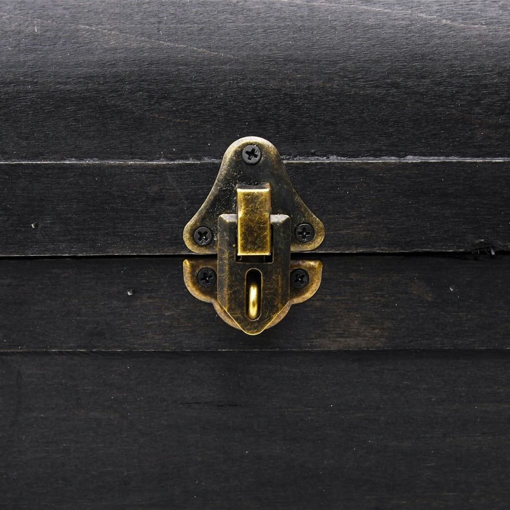 VidaXL Dekenkist Zwart - 90x51x42 cm - 41% Korting