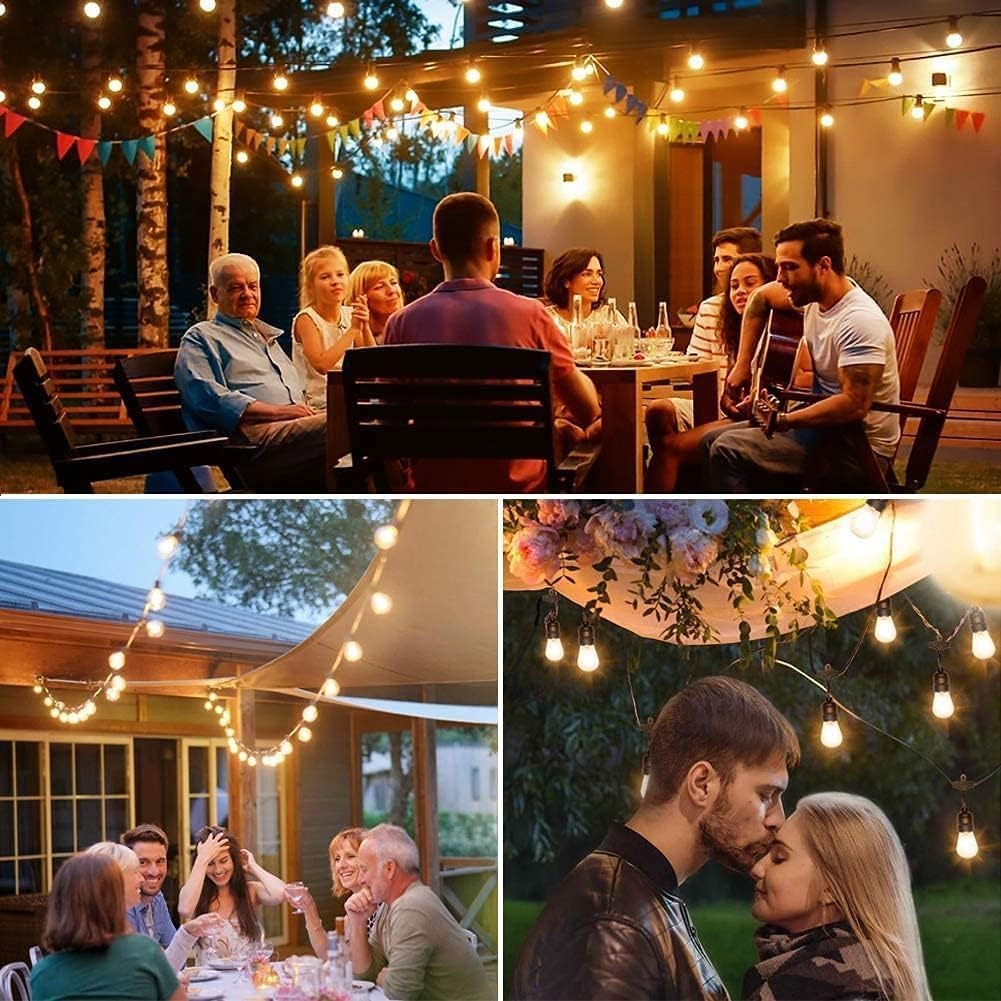 10 meter LED-slingers met 15+1 lampjes, IP44 waterdicht voor tuin en terras
