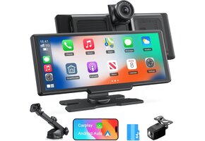 Draagbaar Autoradio Scherm Apple CarPlay/Android Auto (52% Korting)