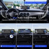 Avylet Draadloos Apple Carplay-scherm, Android Auto, met 4K Dash Cam, 1080P achteruitrijcamera, 9.26 inch draagbaar autoradio touchscreen, spraakbediening, GPS-navigatie, spiegelverbinding, Bluetooth
