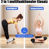 Balanstrainer Hellingsbord (33% Korting!) - Hout Zwart