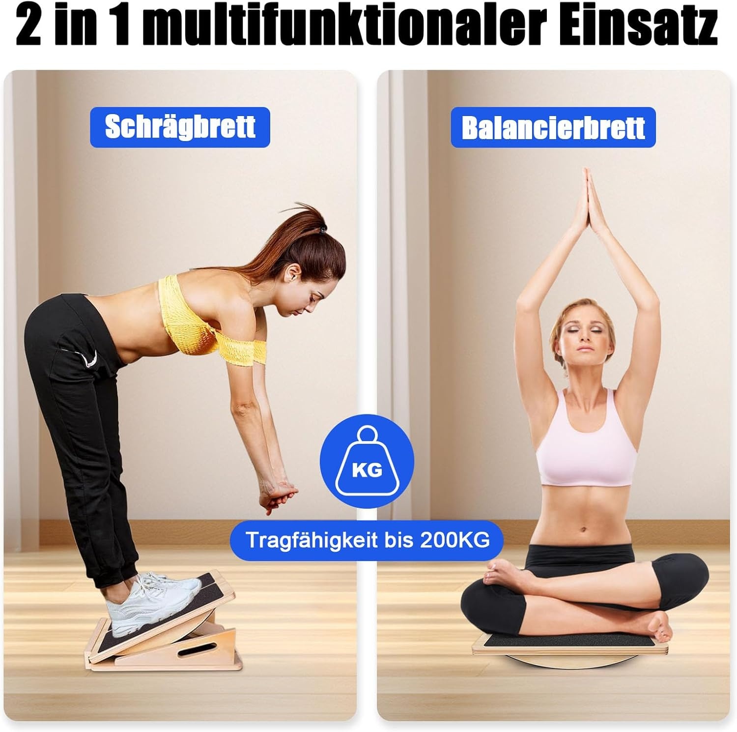 Balanstrainer Hellingsbord (33% Korting!) - Hout Zwart